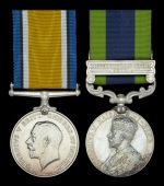 Pair: Private E. Barns, Middlesex Regiment

British War Medal 1914-20 (4554 Pte, E. Barns. Midd’x R.); India...
