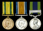Three: Private B. N. Cull, Middlesex Regiment, later Lieutenant, 46th Punjabis

British War Medal 1914-20 (Lieut....