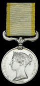 Crimea 1854-56, no clasp (Pte. James Sayers. 77th Regt.) contemporary engraved naming in the style of Hunt &...