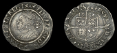 Elizabeth I (1558-1603), Third issue, Threepence, 1563, mm. pheon, bust 3F, medium flan, small rose, reads elizabeth...