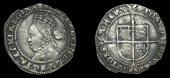 Elizabeth I (1558-1603), Fourth issue, Threepence, 1574, mm. eglantine (over acorn on rev.), bust 4D, reads...