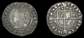 Elizabeth I (1558-1603), Fourth issue, Threepence, 1577/6, mm. eglantine, bust 4D, reads elizabeth d g ang fr et hi...
