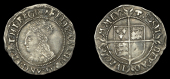 Elizabeth I (1558-1603), Second issue, Halfgroat, mm. cross-crosslet, bust 1G, beaded inner circles, large shield,...