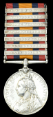 Queen’s South Africa 1899-1902, 7 clasps, Cape Colony, Paardeberg, Driefontein, Johannesburg, Diamond Hill,...