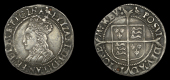 Elizabeth I (1558-1603), Second issue, Halfgroat, mm. martlet, bust 1G, beaded inner circles, large shield, reads...