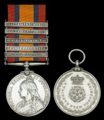 Pair: Private L. Chichester, 14th Middlesex (Inns of Court) Rifle Volunteers and City of London Imperial Volunteers,...