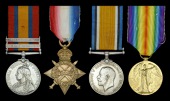 Four: Private W. Hatton, 15th Middlesex (Customs and Docks) Rifle Volunteers and City of London Imperial Volunteers,...