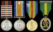 Four: Surgeon-Captain E. W. St. Vincent-Ryan, 16th Middlesex (London Irish) Rifle Volunteers and City of London...