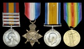 Four: Private F. Gossett, 16th Middlesex (London Irish) Rifle Volunteers and City of London Imperial Volunteers,...