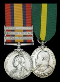 Pair: Private S. C. Rapson, 17th (North) Middlesex Rifle Volunteers and City of London Imperial Volunteers, later...
