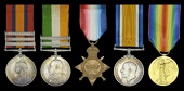 Five: Private E. G. Thompson, 17th (North) Middlesex Rifle Volunteers and City of London Imperial Volunteers, later...