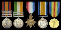 Five: Private E. G. Thompson, 17th (North) Middlesex Rifle Volunteers and City of London Imperial Volunteers, later...