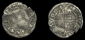 Elizabeth I (1558-1603), Third issue, Threehalfpence, 1571, mm. castle, bust 3G, reads e d g rosa sine spina,...