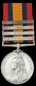 Queen’s South Africa 1899-1902, 4 clasps, Cape Colony, Paardeberg, Driefontein, Transvaal, unofficial rivets...