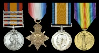 Four: Private W. J. Parsons, 20th Middlesex (Artists) Rifle Volunteers and City of London Imperial Volunteers, later...