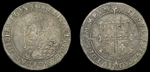 Elizabeth I (1558-1603), Seventh issue, Halfcrown, mm. 1, bust 9B, sceptre to i of regina, later lions and lis as on...