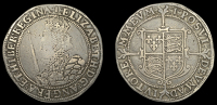 Elizabeth I (1558-1603), Seventh issue, Halfcrown, mm. 1, bust 9B, sceptre to e of regina, early lions and lis,...