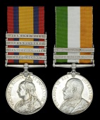 Pair: Private T. T. Robinson, 20th Middlesex (Artists) Rifle Volunteers and City of London Imperial Volunteers,...