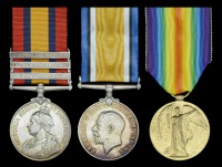 Three: Private W. J. R. Hall, 20th Middlesex (Artists) Rifle Volunteers and City of London Imperial Volunteers,...