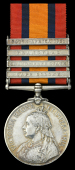 Queen’s South Africa 1899-1902, 4 clasps, Cape Colony, Orange Free State, Transvaal, South Africa 1901 (D89 Pte....
