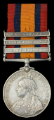 Queen’s South Africa 1899-1902, 3 clasps, Cape Colony, Orange Free State, Transvaal (D27 Pte. T. F. Deane, C.I.V.)...