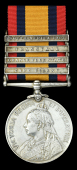The Q.S.A. awarded to Private E. G. Gibson, 21st Middlesex (Finsbury) Rifle Volunteers and City of London Imperial...