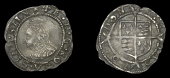 Elizabeth I (1558-1603), Second issue, Penny, mm. cross-crosslet, bust 3H, beaded inner circles, large shield, reads...