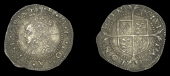 Elizabeth I (1558-1603), Second issue, Penny, mm. cross-crosslet, bust 3H, beaded inner circles, large shield, reads...