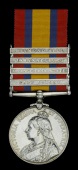 Queen’s South Africa 1899-1902, 4 clasps, Cape Colony, Orange Free State, Johannesburg, Diamond Hill (553 Pte. J....