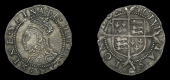 Elizabeth I (1558-1603), Second issue, Penny, mm. cross-crosslet, bust 3I, beaded inner circles, large shield, reads...