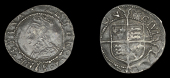 Elizabeth I (1558-1603), Third issue, Penny, mm. portcullis, bust 3I, beaded inner circles, reads e d g rosa sine...