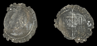 Elizabeth I (1558-1603), Fourth issue, Penny, mm. eglantine, bust 5B, beaded inner circles, reads e d g rosa sine...