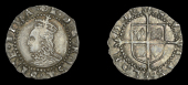 Elizabeth I (1558-1603), Sixth issue, Penny, mm. key (on obv. only), bust 5B, beaded inner circles, reads e d g rosa...
