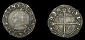 Elizabeth I (1558-1603), Sixth issue, Penny, mm. anchor (on obv. only), bust 5B, beaded inner circles, reads e d g...