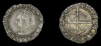 Elizabeth I (1558-1603), Seventh issue, Penny, mm. 1, bust 5B, beaded inner circles, reads ·e d g rosa sine...
