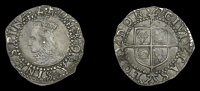 Elizabeth I (1558-1603), Seventh issue, Penny, mm. 2, bust 5B, beaded inner circles, reads ·e d g rosa sine...