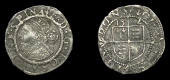 Elizabeth I (1558-1603), Third issue, Threefarthings, 1562/1, mm. pheon, bust 3I, reads e d g rosa sine spina,...