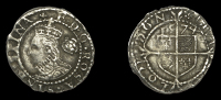 Elizabeth I (1558-1603), Fourth issue, Threefarthings, 1574, mm. eglantine, bust 5B, reads e d g rosa sine spina,...