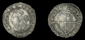 Elizabeth I (1558-1603), Fourth issue, Threefarthings, 1575, mm. eglantine, bust 5B, reads e d g rosa sine spina,...