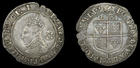 Elizabeth I (1558-1603), Seventh issue, Sixpence, 1601, mm. 1, bust 6C, reads elizab d g ang fr et hib regi,...