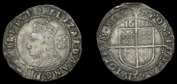 Elizabeth I (1558-1603), Seventh issue, Sixpence, 1602, mm. 2, bust 6C, reads elizab d g ang fr et hib regi,...
