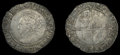 Elizabeth I (1558-1603), Sixth issue, Sixpence, 1584, mm. escallop (over A on rev.), bust 5A, reads elizab d g ang...