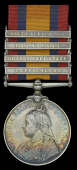 Queen’s South Africa 1899-1902, 4 clasps, Cape Colony, Orange Free State, Transvaal, South Africa 1902 (Lieut: O....