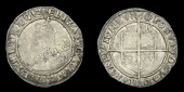 Elizabeth I (1558-1603), Sixth issue, Sixpence, 1586/5, mm. escallop, bust 5A, reads elizab d g ang fr et hib regi,...