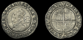 Elizabeth I (1558-1603), Sixth issue, Sixpence, 1588, mm. crescent, bust 5A, reads elizab d g ang fr et hib regi,...