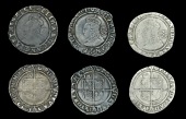Elizabeth I (1558-1603), Sixth issue, Sixpences (3), all 1589, mm. crescent, bust 5A, read elizab d g ang fr et hib...