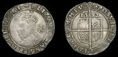 Elizabeth I (1558-1603), Sixth issue, Sixpence, 1592, mm. hand, bust 6C, reads elizab d g ang fr et hib regi,...