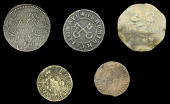 17th Century Tokens, SOUTHWARK, Borough High Street, Jeremiah Callowaye, Halfpenny, 1667, 2.02g/3h (E 418; N 4797;...