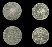 17th Century Tokens, SOUTHWARK, Kent Street, Tho. Clifford, Farthing, 0.44g/12h (E 668; N –; D 284A); Robert...