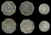 17th Century Tokens, SOUTHWARK, St George’s Church, John Ewing, octagonal Halfpenny, 1.75g/12h (E 847; N 5077; BW....